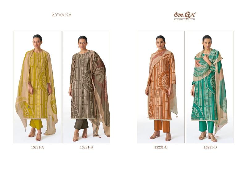 Omtex zyvana dress material wholesale price india